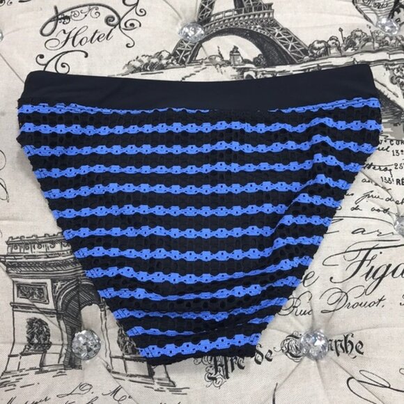 Splendid Avalon Eyelet High Waisted Bikini Bottoms - Picture 6 of 6